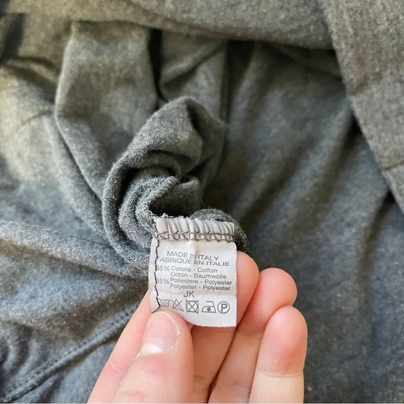 Brandy Melville Layla Dark Gray Hooded Tunic Sweatshirt One Size Women’s - Picture 11 of 12